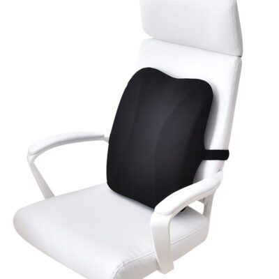 Pernă Lombară Ergonomică GEOMATAN®, Spumă cu Memorie, Dimensiune și Suport Ideale pentru Spate, Aliniere Corectă a Coloanei, Confort pentru Birou, Auto, Husă Lavabilă, Materiale Premium, Design Ajustabil, Prevenire Dureri Lombare și Tensiune
